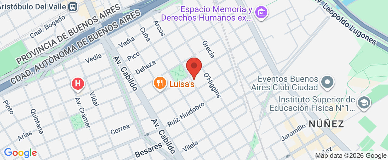Mapa de la ubicación