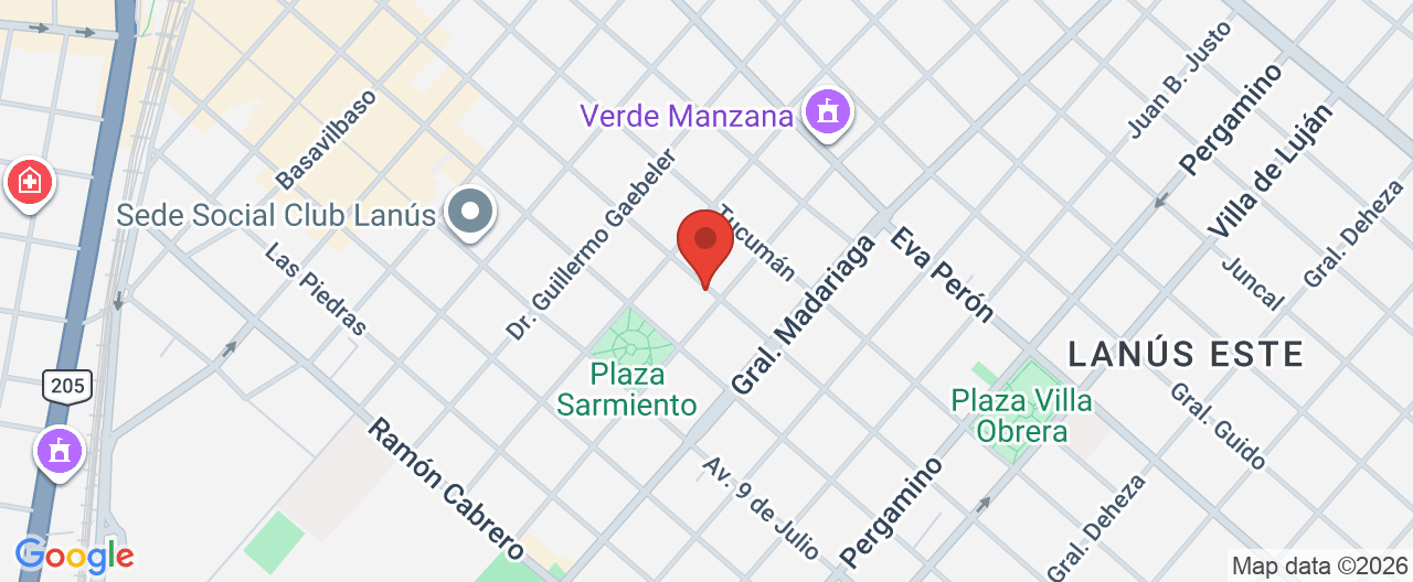 Mapa de la ubicación