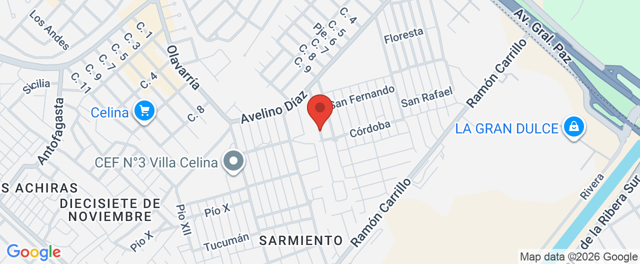 Mapa de la ubicación