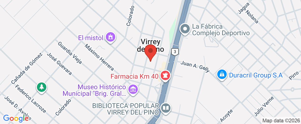 Mapa de la ubicación