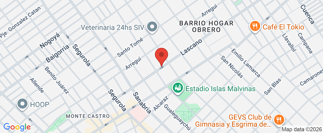 Mapa de la ubicación