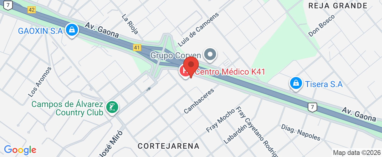 Mapa de la ubicación
