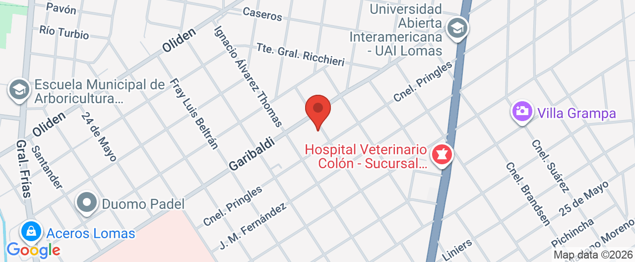 Mapa de la ubicación