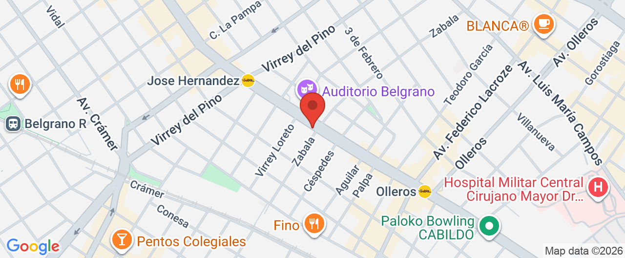 Mapa de la ubicación