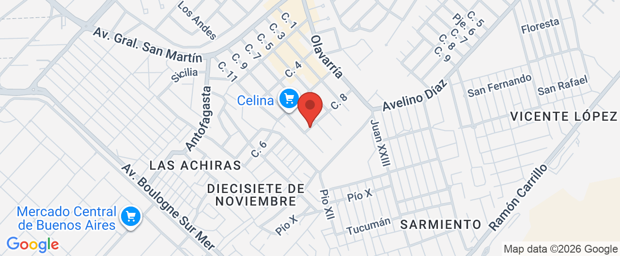 Mapa de la ubicación