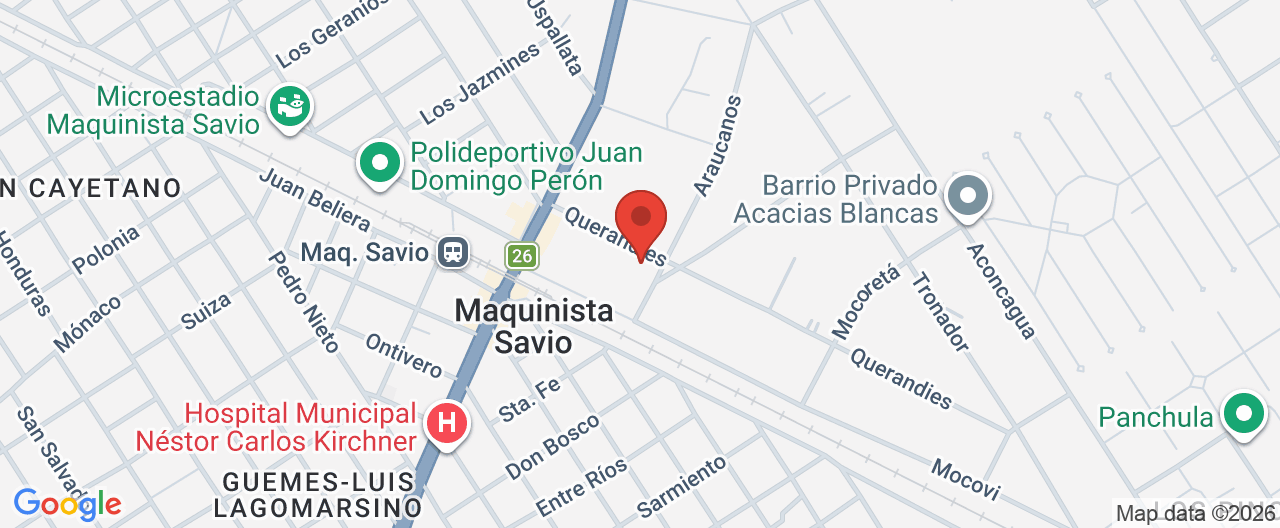Mapa de la ubicación