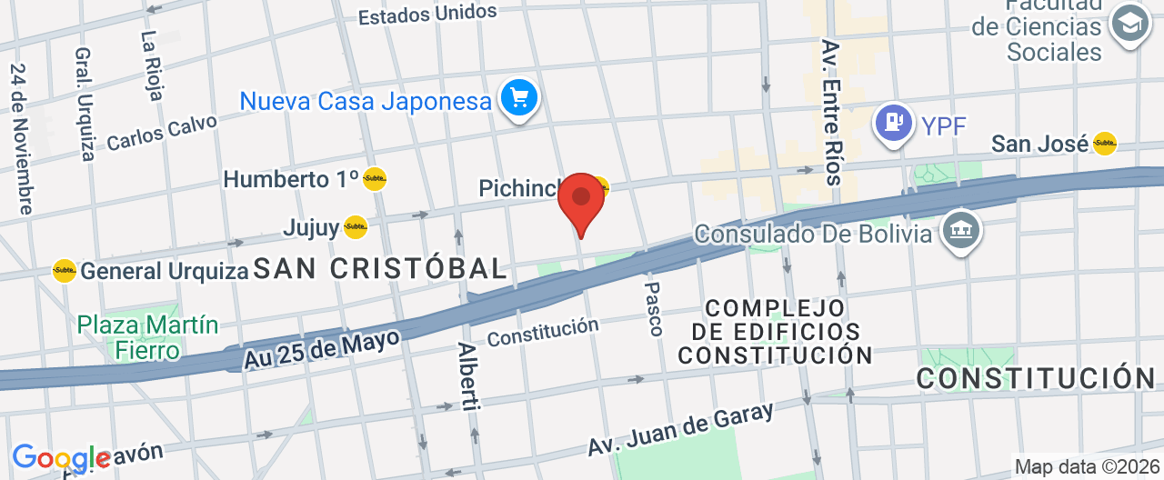 Mapa de la ubicación