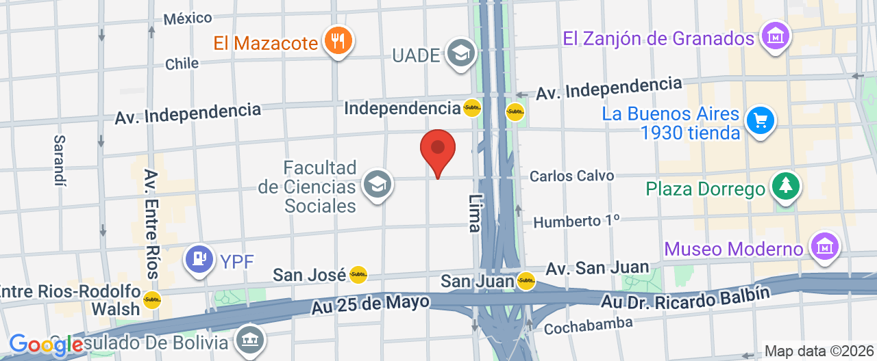 Mapa de la ubicación