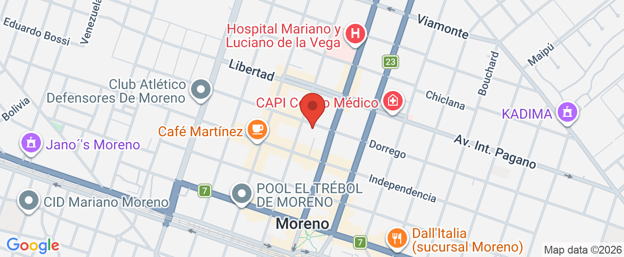 Mapa de la ubicación