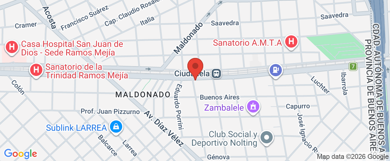 Mapa de la ubicación