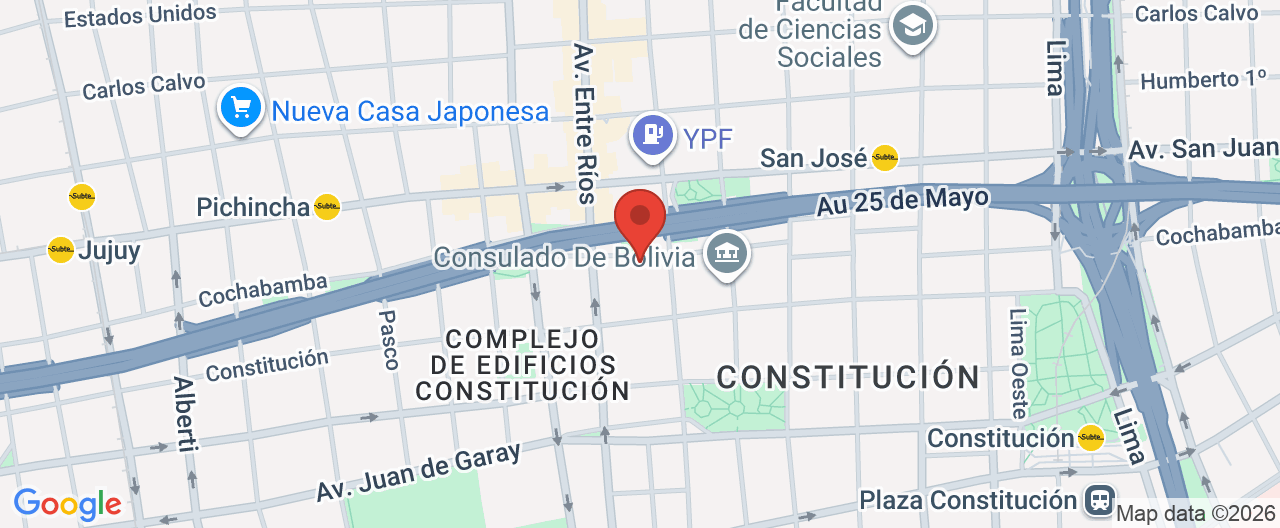 Mapa de la ubicación