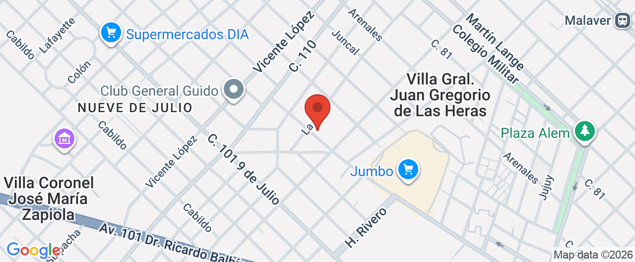 Mapa de la ubicación