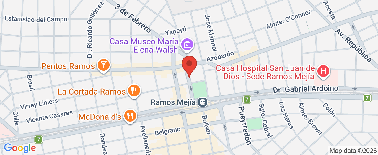 Mapa de la ubicación