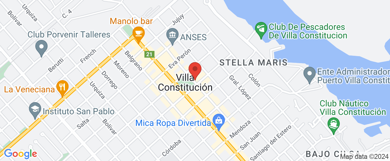 Mapa de la ubicación