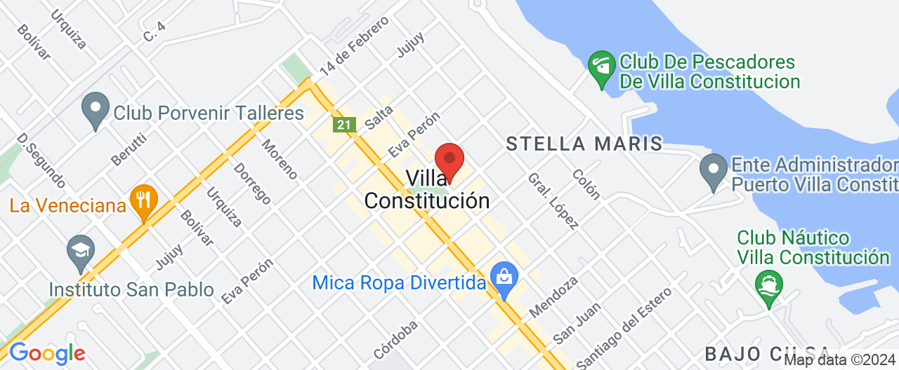 Mapa de la ubicación