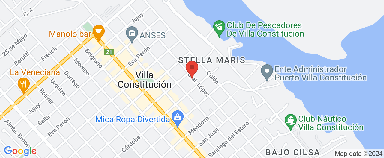 Mapa de la ubicación