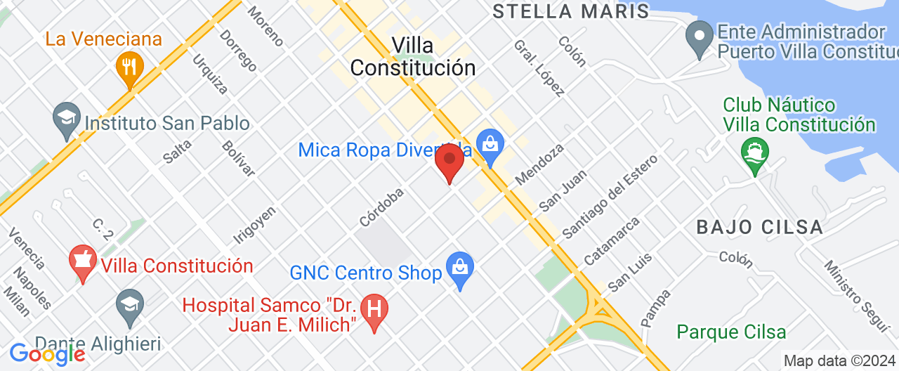 Mapa de la ubicación