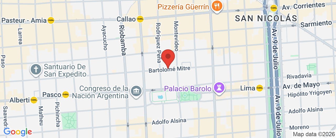 Mapa de la ubicación