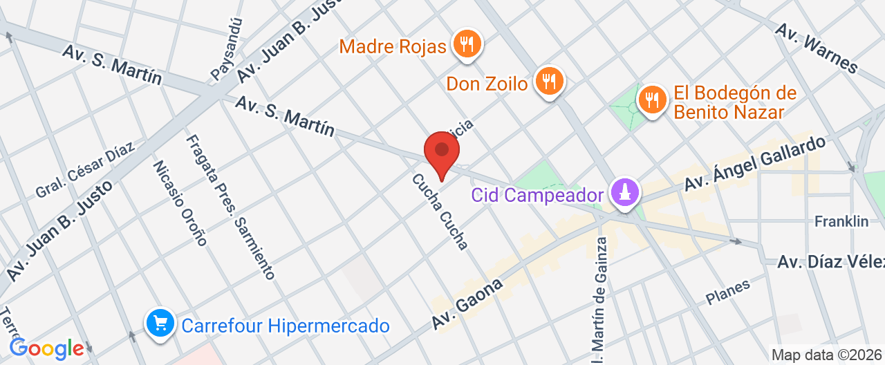 Mapa de la ubicación