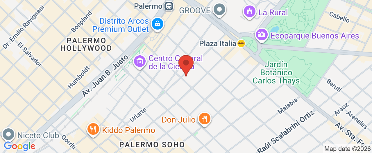 Mapa de la ubicación