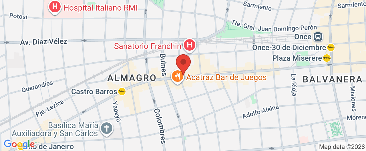 Mapa de la ubicación
