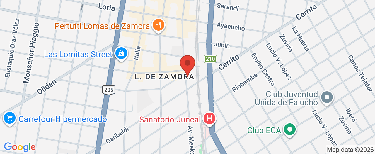 Mapa de la ubicación