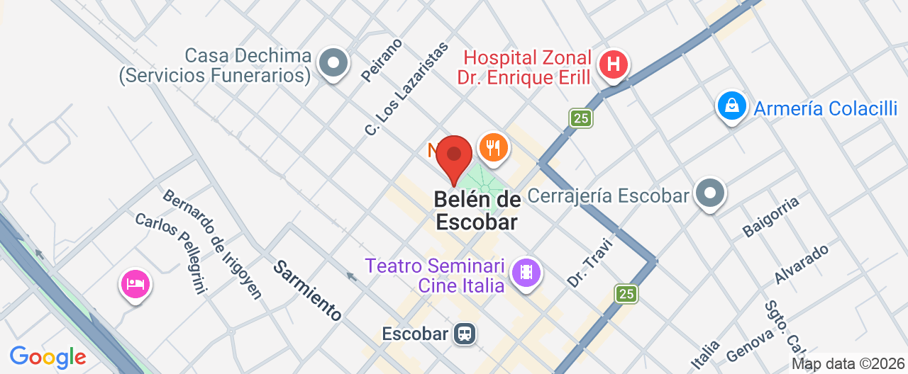 Mapa de la ubicación