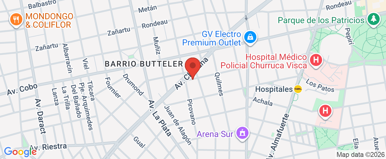 Mapa de la ubicación