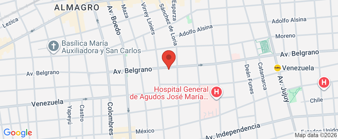 Mapa de la ubicación