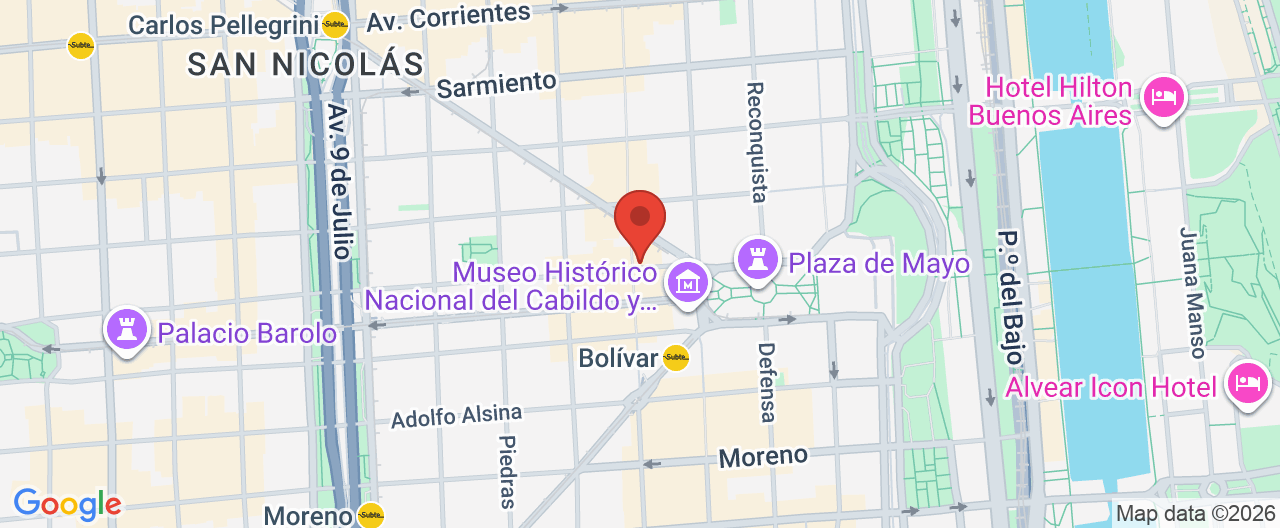 Mapa de la ubicación