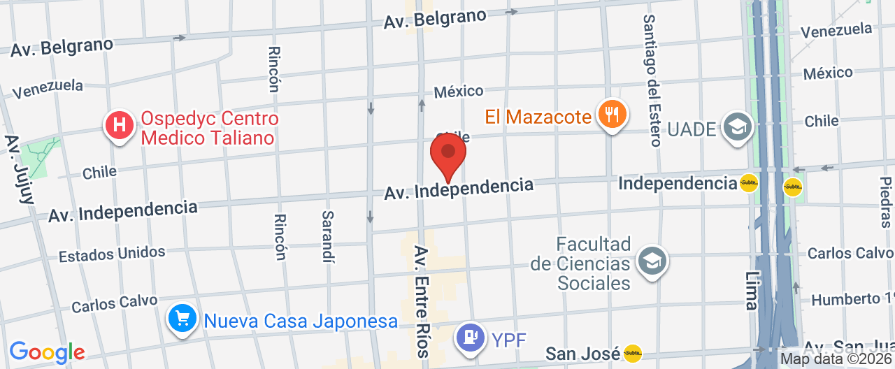 Mapa de la ubicación