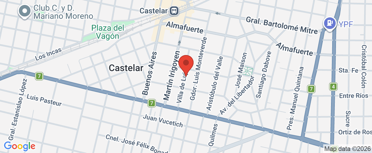 Mapa de la ubicación