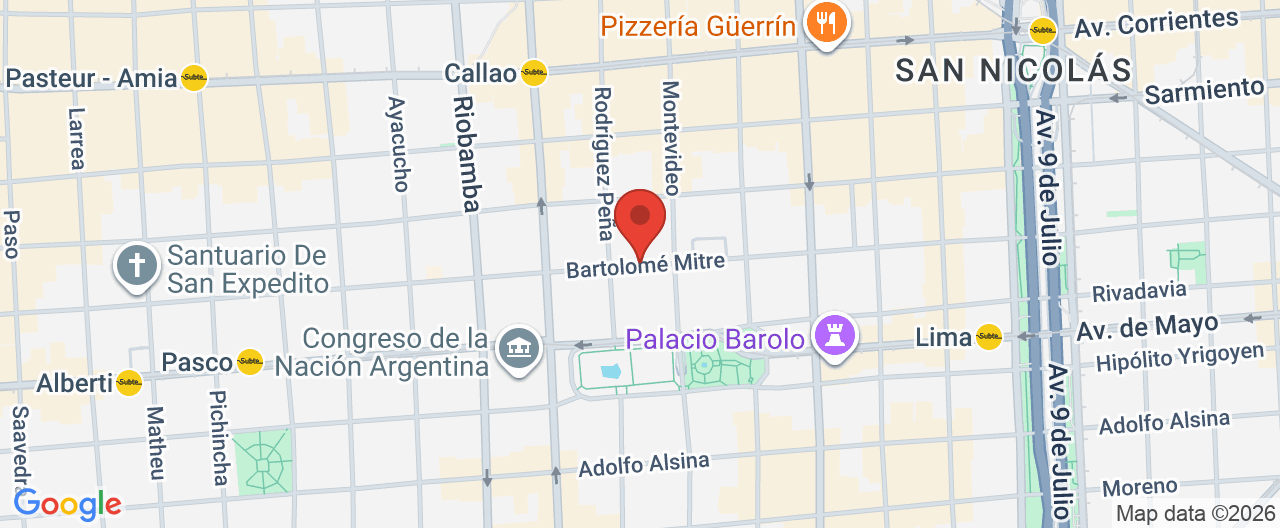 Mapa de la ubicación