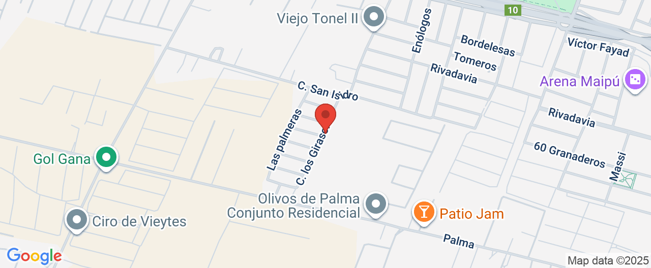 Mapa de la ubicación