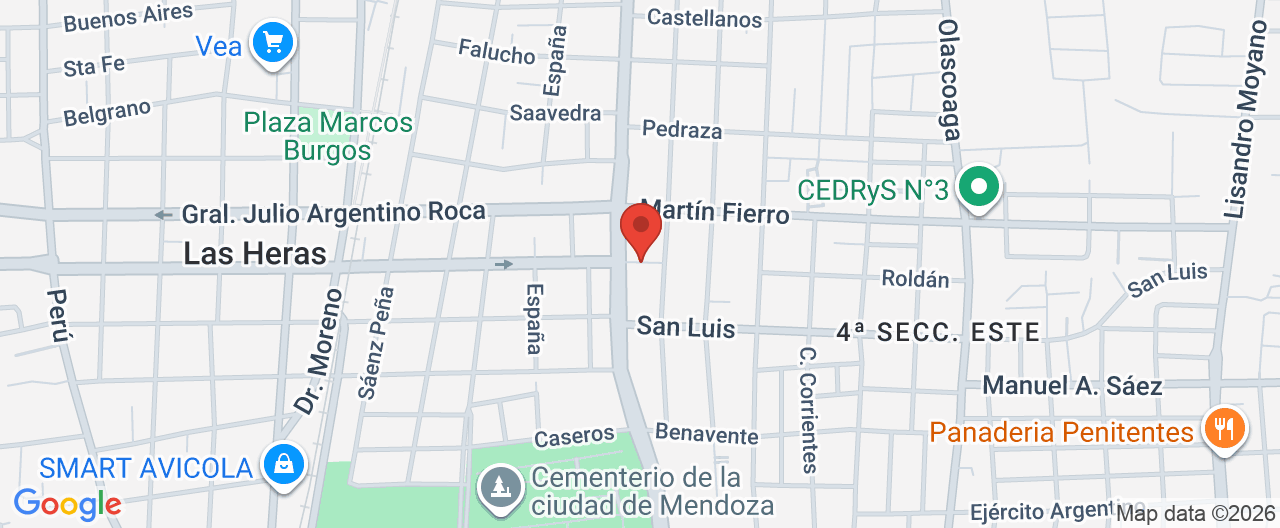 Mapa de la ubicación