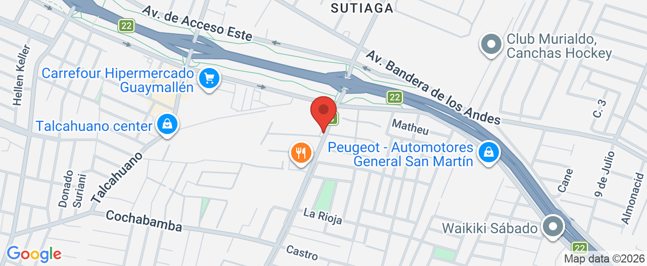 Mapa de la ubicación