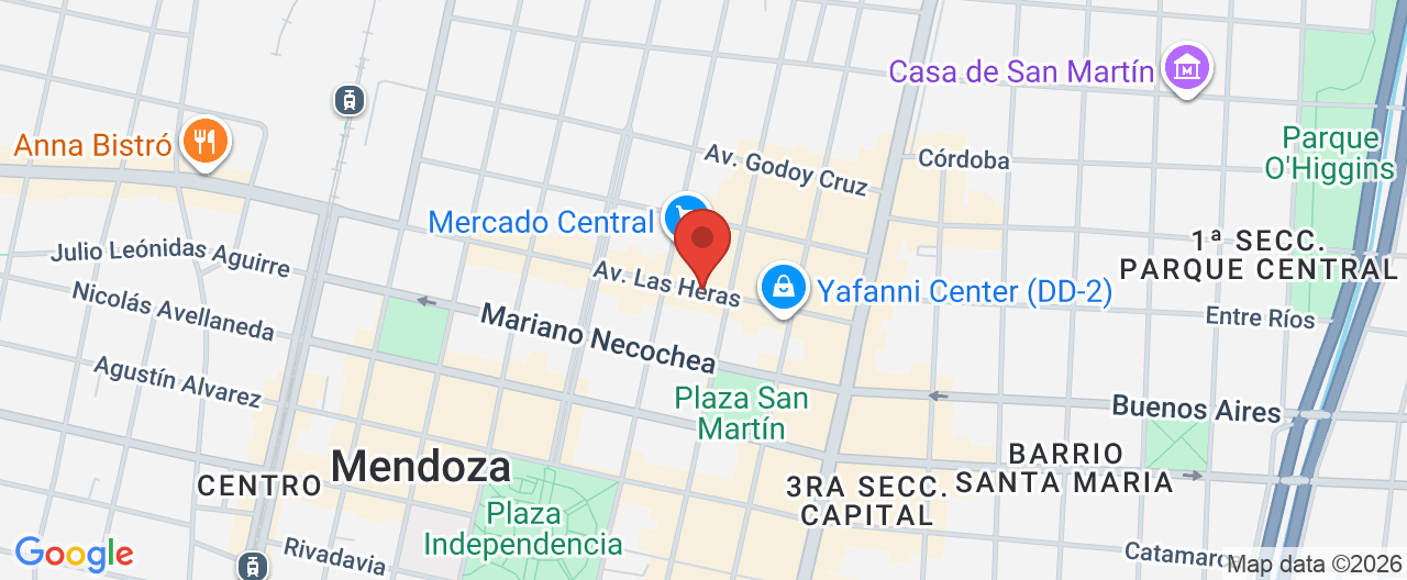 Mapa de la ubicación