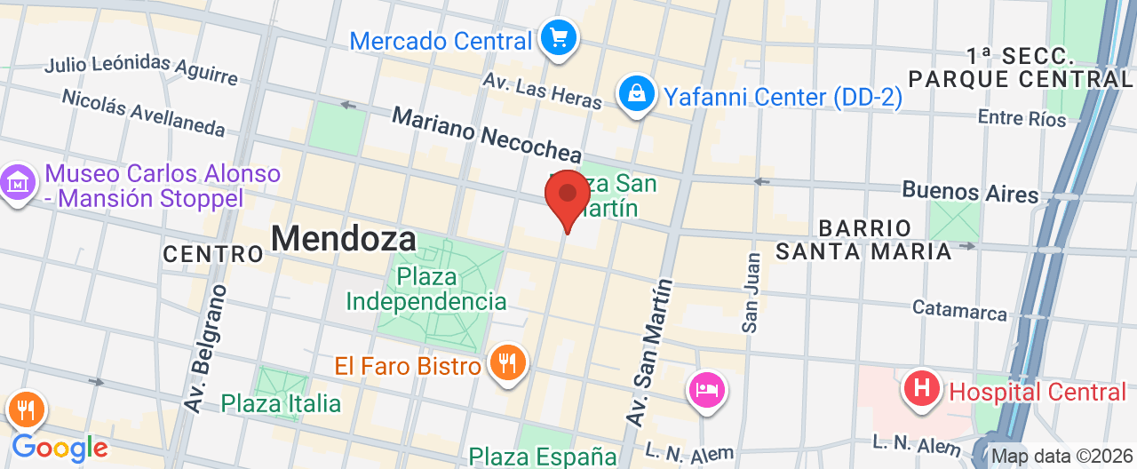 Mapa de la ubicación