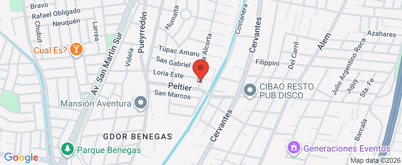 Mapa de la ubicación
