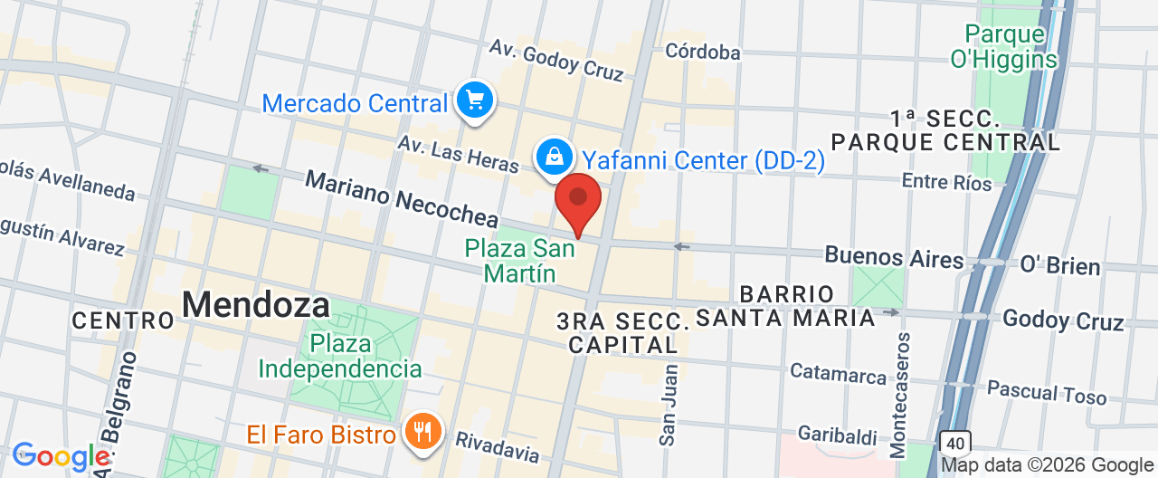 Mapa de la ubicación