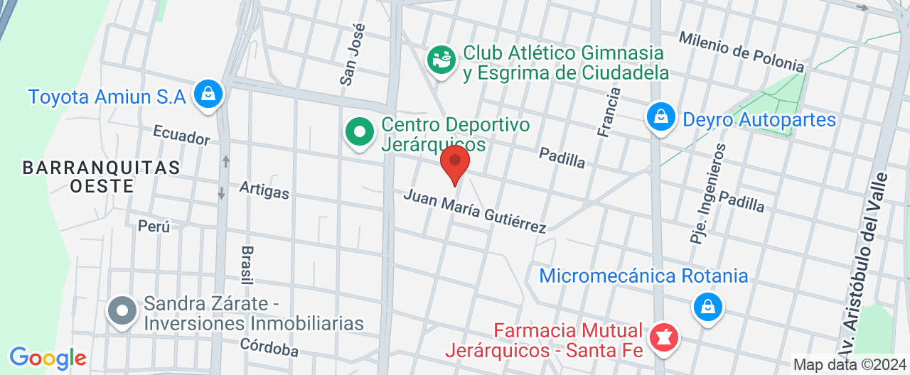Mapa de la ubicación