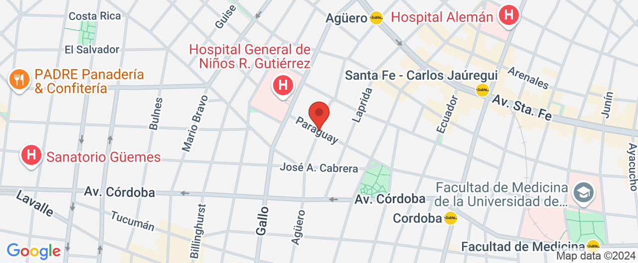 Mapa de la ubicación