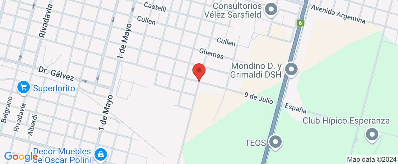 Mapa de la ubicación