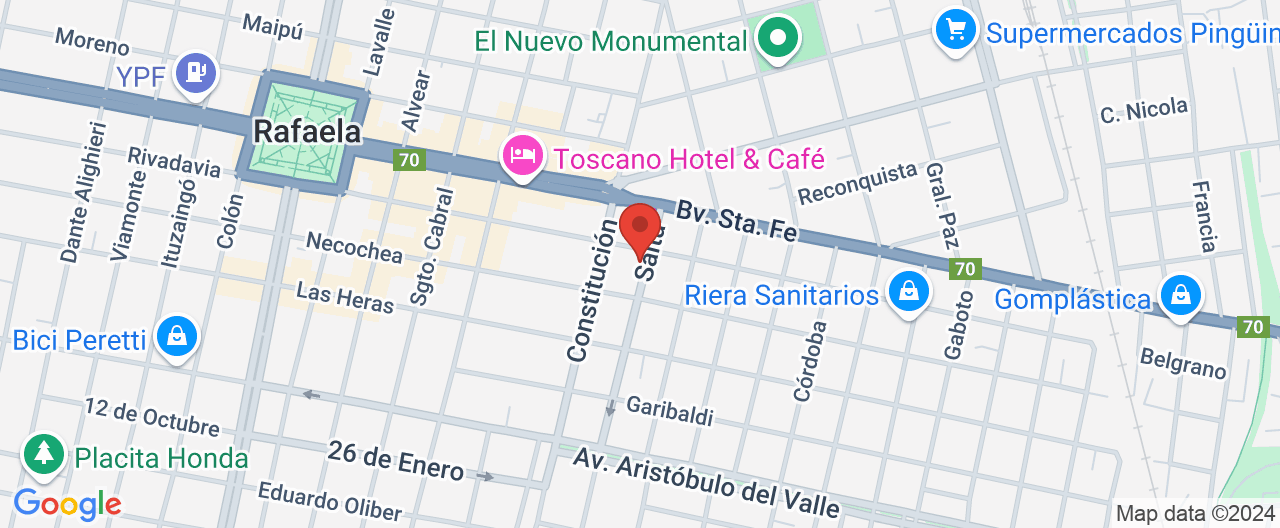 Mapa de la ubicación