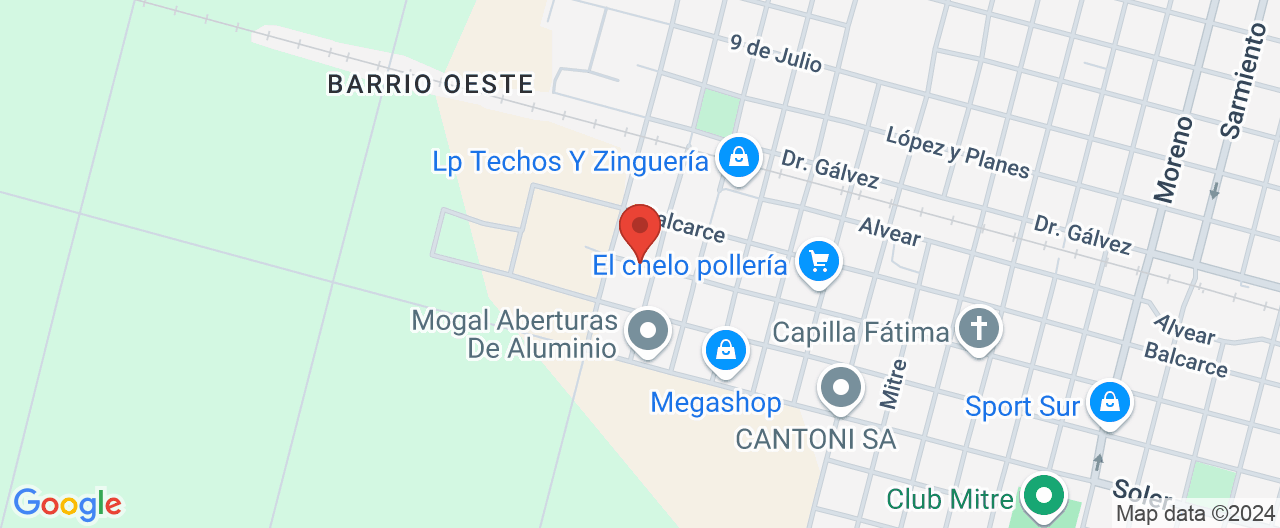 Mapa de la ubicación