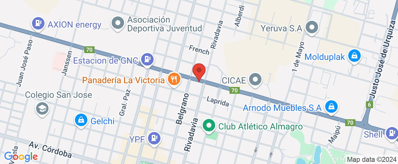 Mapa de la ubicación