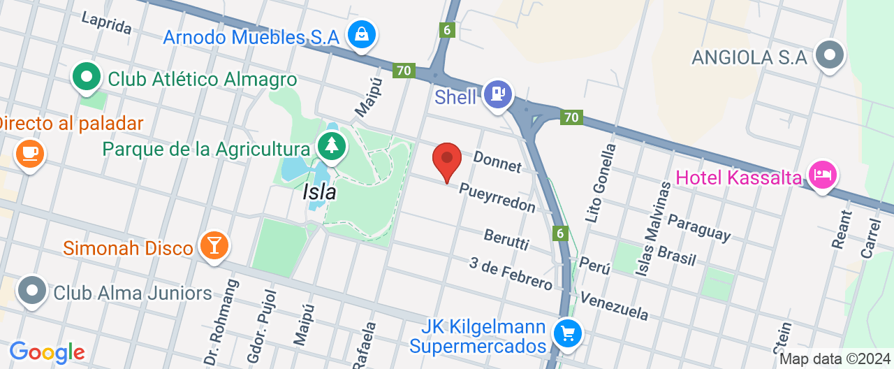 Mapa de la ubicación
