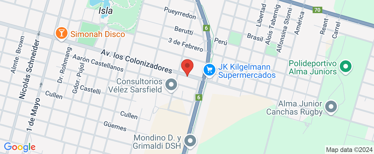 Mapa de la ubicación