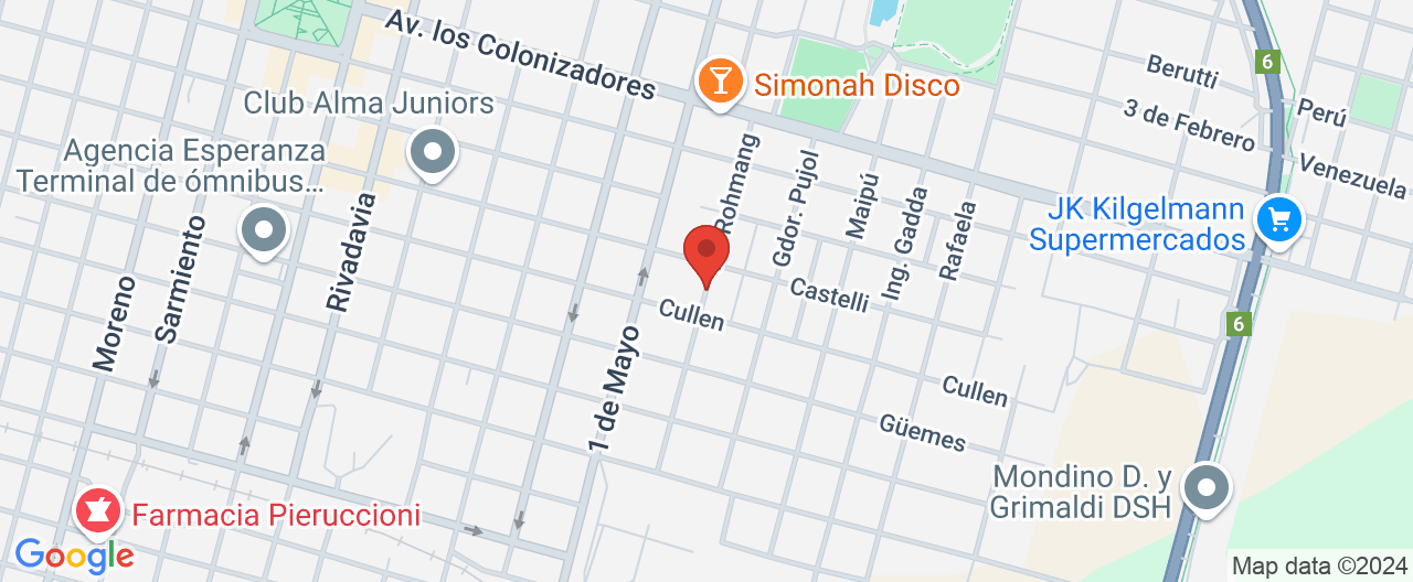 Mapa de la ubicación