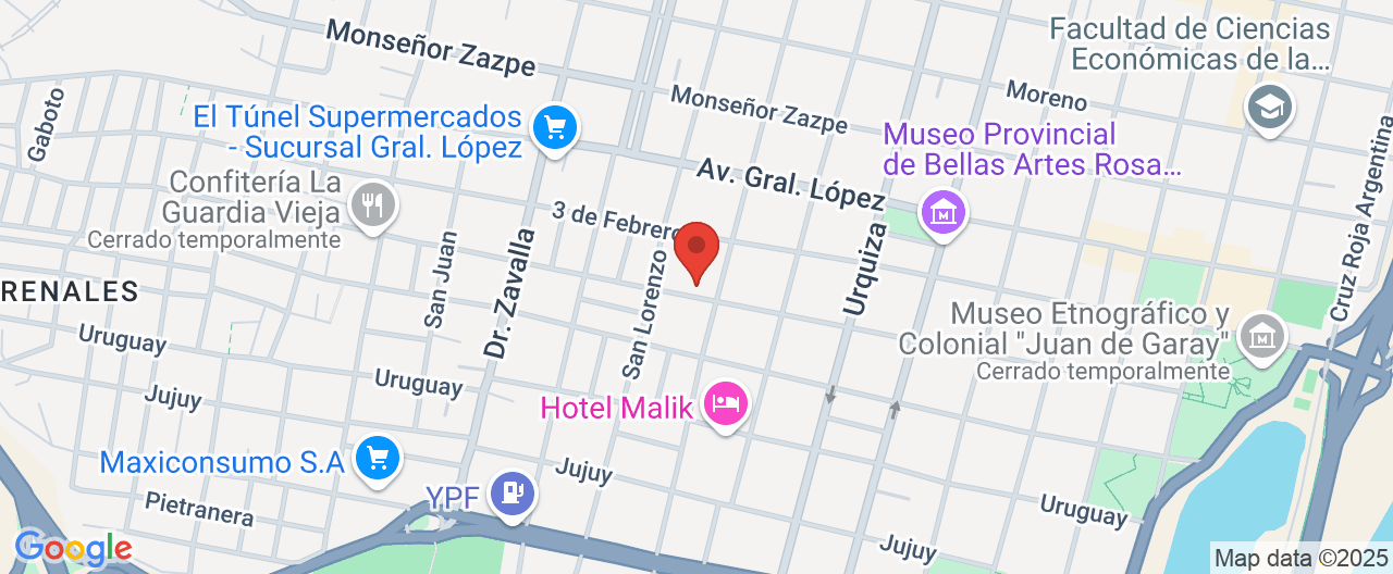 Mapa de la ubicación